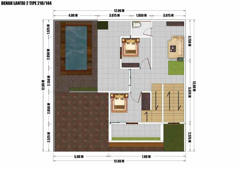 dijual hunian villa mewah dekat museum angkut batu
