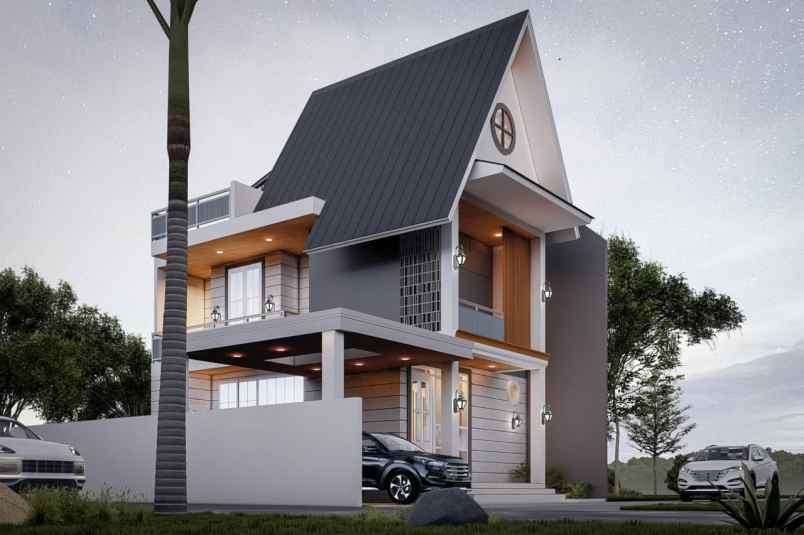 dijual hunian villa mewah dekat museum angkut batu