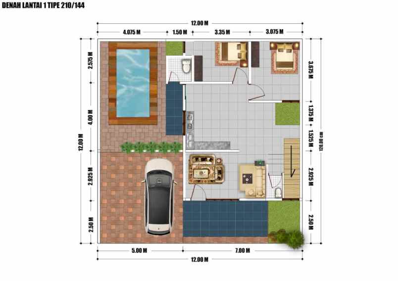 dijual hunian villa mewah dekat museum angkut batu