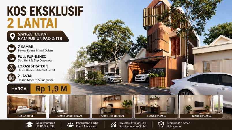 dijual kost jatinangor