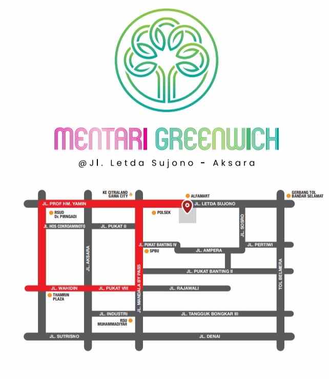 dijual ruko gudang kantor jalan letda sujono aksara