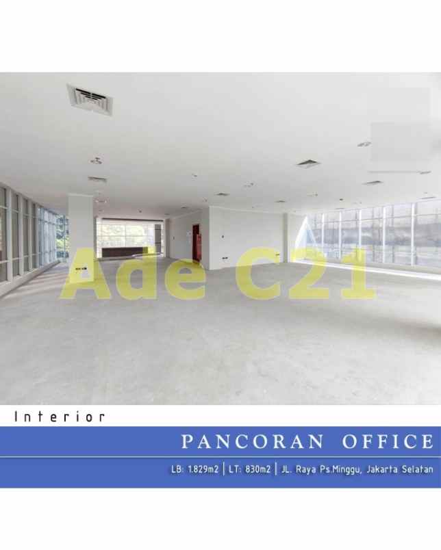 dijual ruko gudang kantor pancoran jakarta selatan