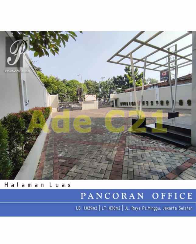 dijual ruko gudang kantor pancoran jakarta selatan