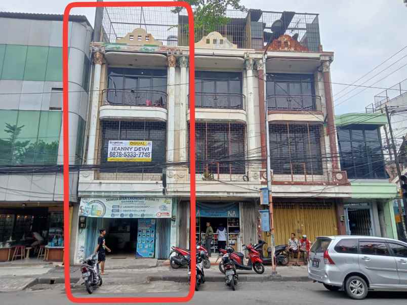 dijual ruko gudang kantor pasar kembang sawahan surabaya