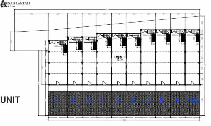 dijual ruko gudang kantor rungkut