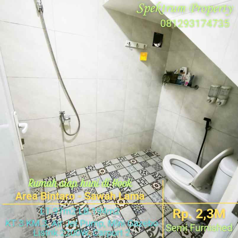 dijual rumah area bintaro sawah lama