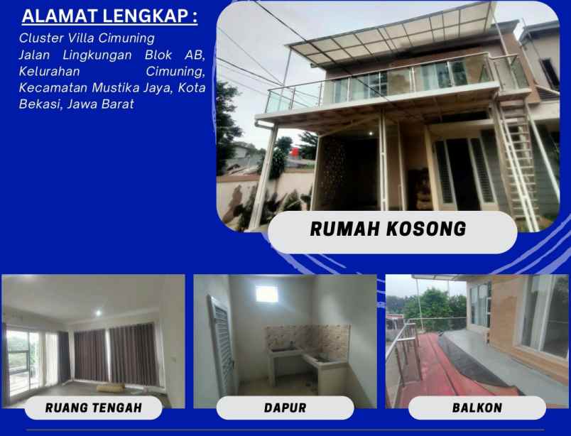 dijual rumah bagus murah bekasi