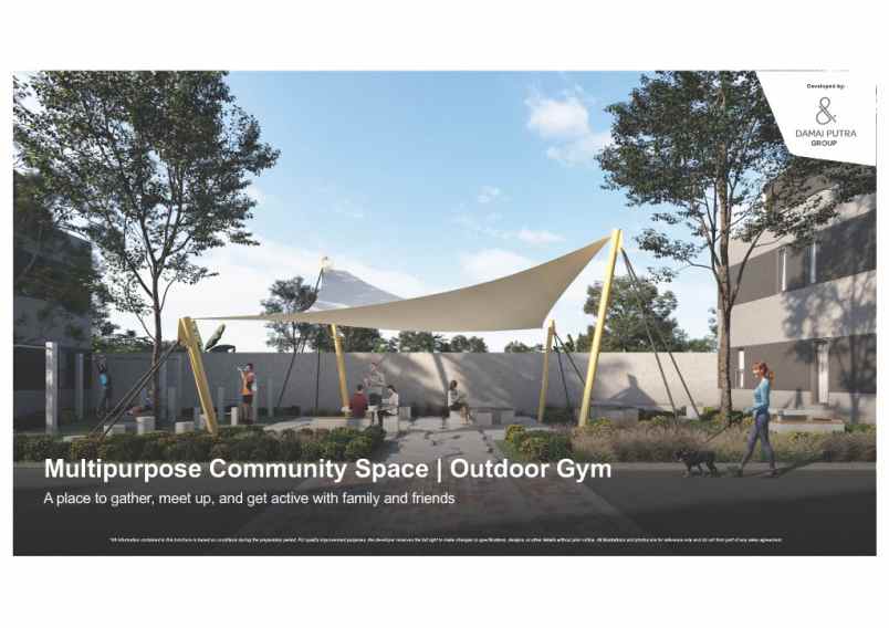 dijual rumah cluster navara harapan indah