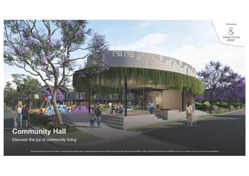 dijual rumah cluster navara harapan indah