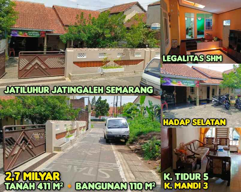 dijual rumah di jatiluhur jatingaleh semarang