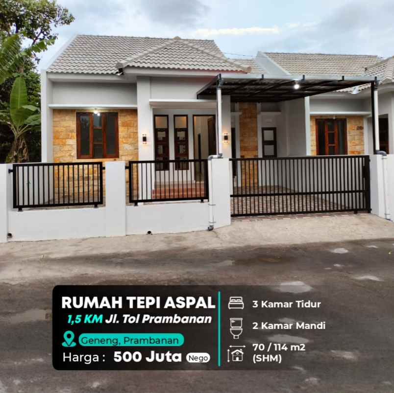 dijual rumah geneng