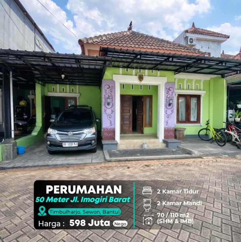 dijual rumah imogiri barat