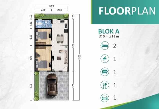 dijual rumah jalan alumunium 1 krakatau