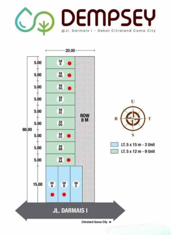 dijual rumah jalan alumunium 1 krakatau