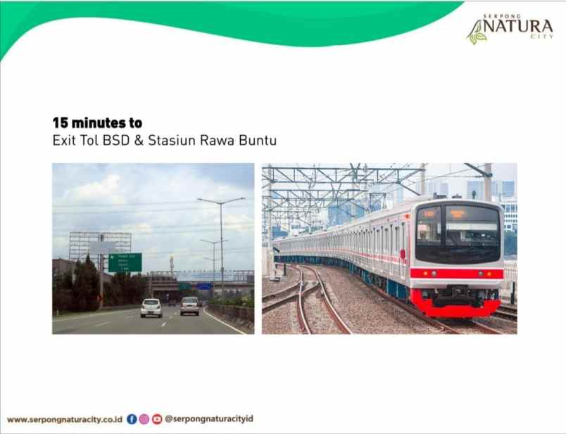 dijual rumah jalan raya serpong