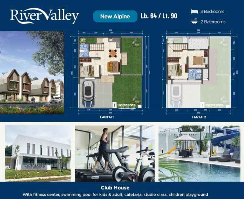 dijual rumah jalan raya serpong