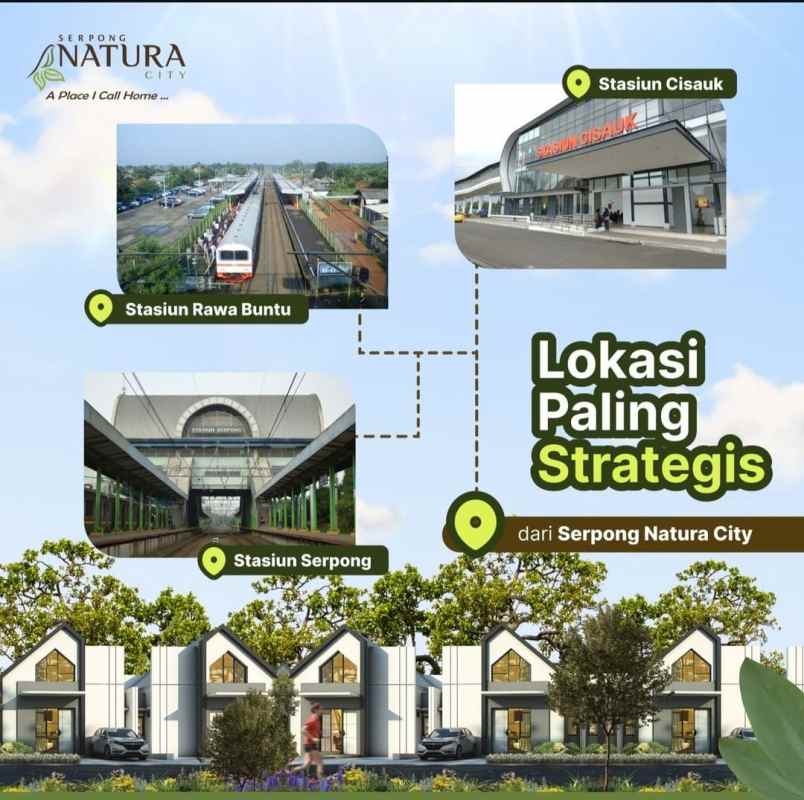 dijual rumah jalan raya serpong