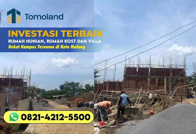 dijual rumah jl chili joyogrand blok