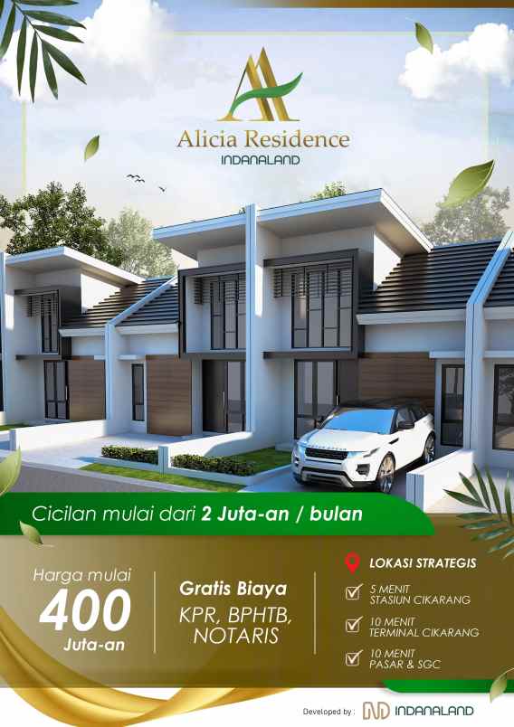 dijual rumah jl jagawana kab bekasi