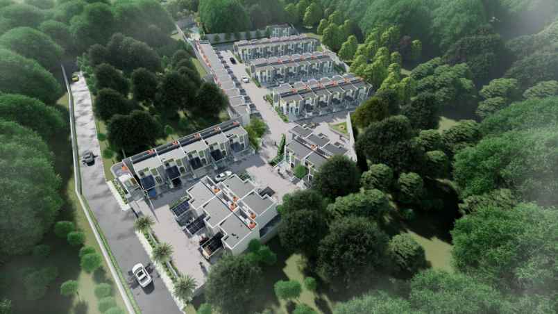 dijual rumah jl kav bpk cimanggis kec