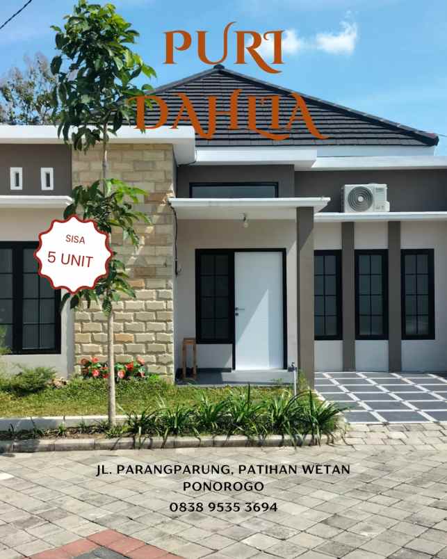 dijual rumah jl parang parung patihan