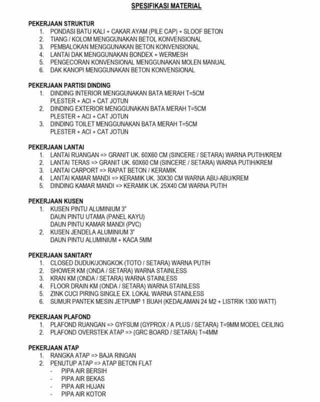 dijual rumah jl pasar rebo cijantung