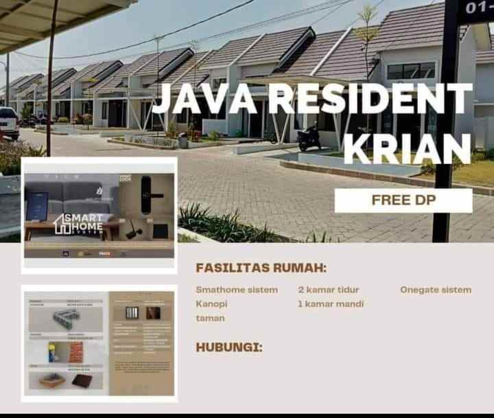 dijual rumah krian sidoarjo