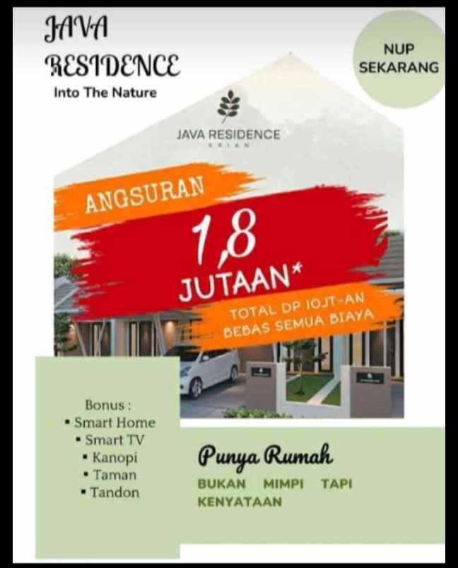 dijual rumah krian sidoarjo