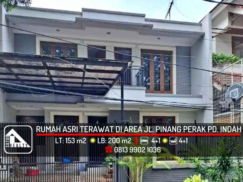 dijual rumah pondok indah kebayoran