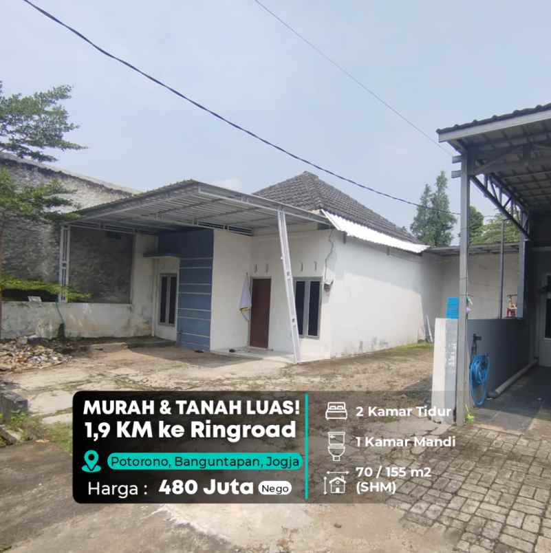 dijual rumah potorono