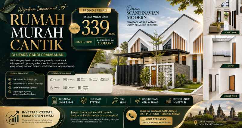 dijual rumah rumah kkr 1 prambanan