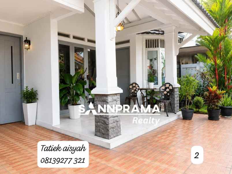 dijual rumah second dalam komplek villa bintaro indah
