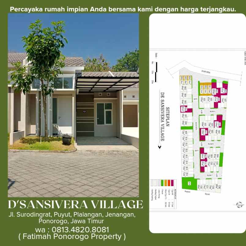 dijual rumah surodingrat puyut