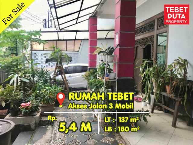 dijual rumah tebet