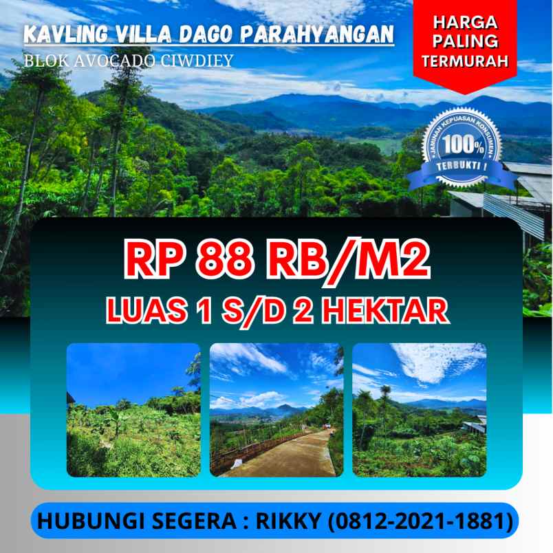 dijual tanah bandung pangalengan