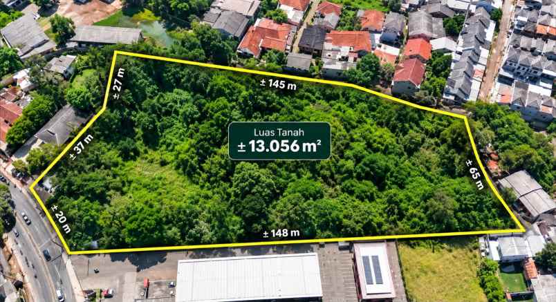 dijual tanah di depok jalan raya bogor jakarta