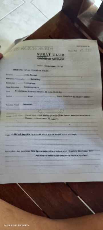 dijual tanah di sendangmulyo tembalang semarang