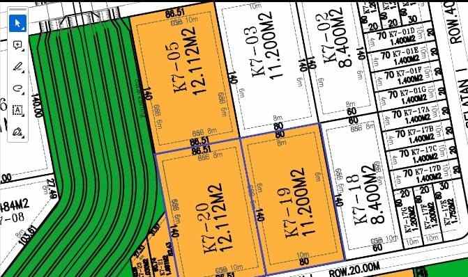 dijual tanah jalan albasia raya