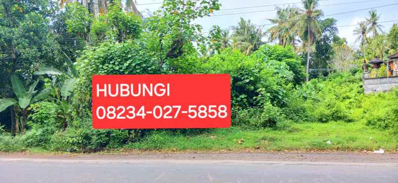 dijual tanah jalan antiga padangbai