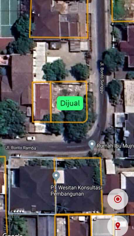 dijual tanah jl bonto sunggu