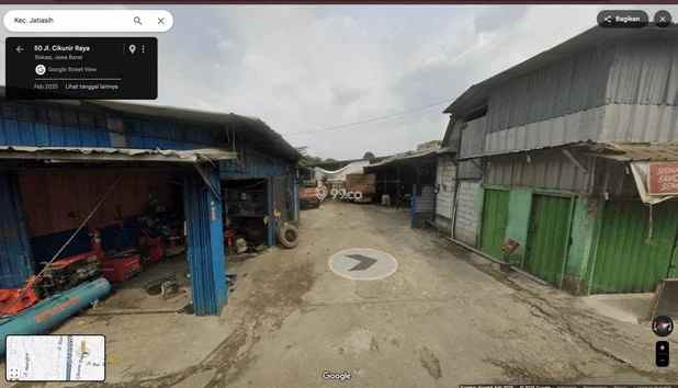 dijual tanah jl cikunir raya rt 001 rw