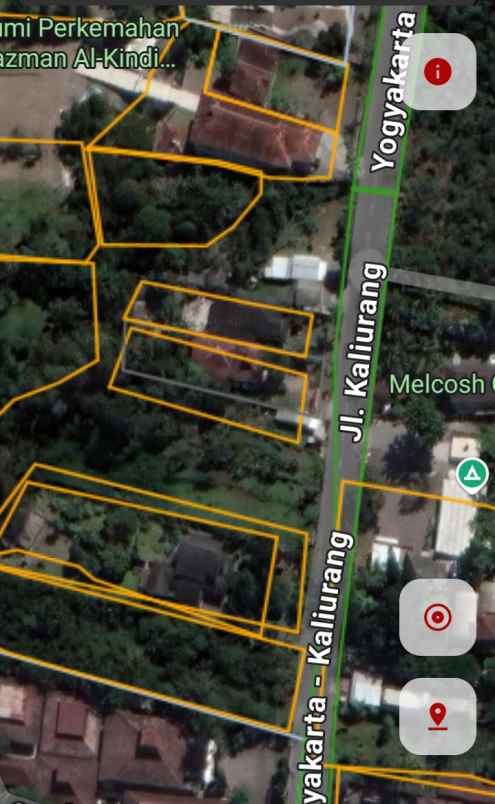 dijual tanah jl kaliurang km 23