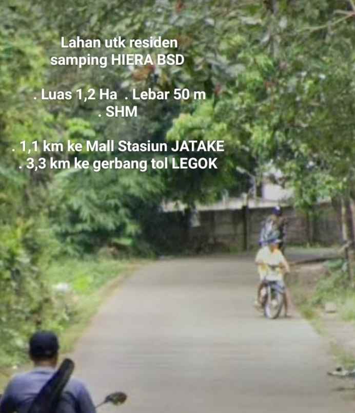 dijual tanah jl kp kandang