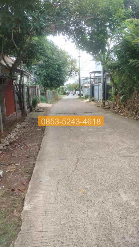 dijual tanah jl pondok petir barat no
