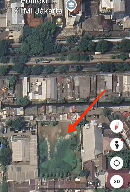 dijual tanah jl sumur batu