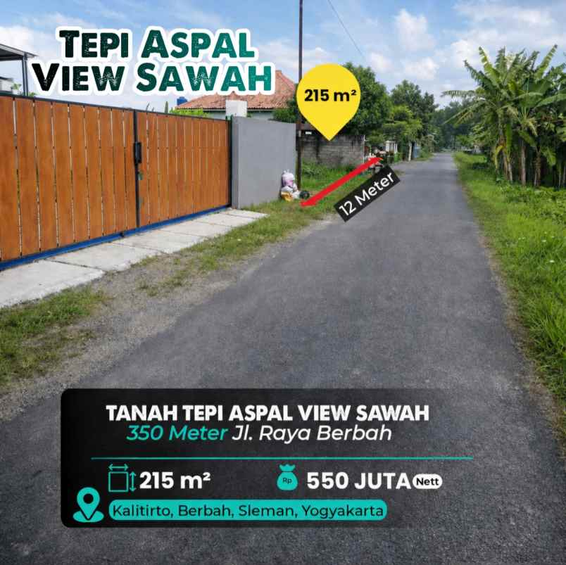 dijual tanah kalitirto