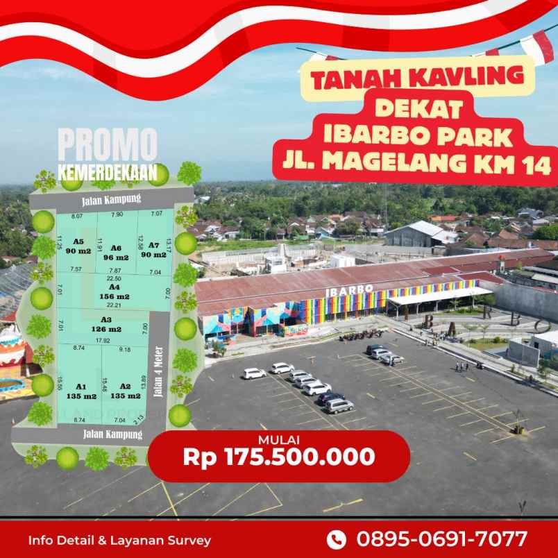 dijual tanah medari gede barat ibarbo