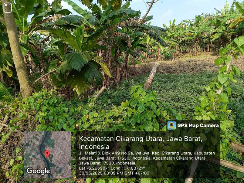 dijual tanah perumahan bumi citra lestari