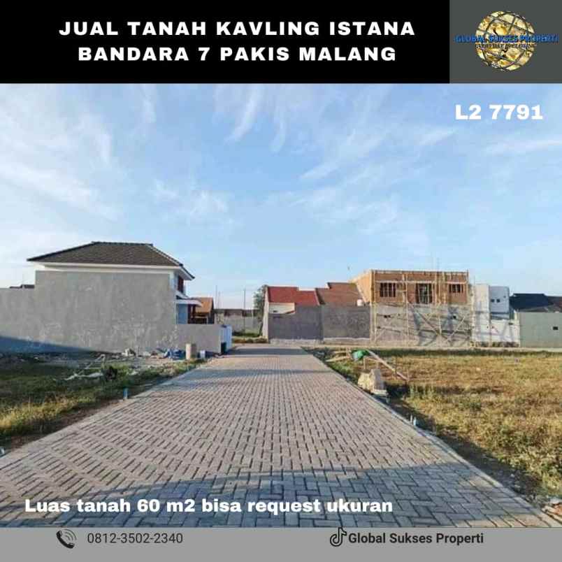 dijual tanah perumahan istana bandara 7