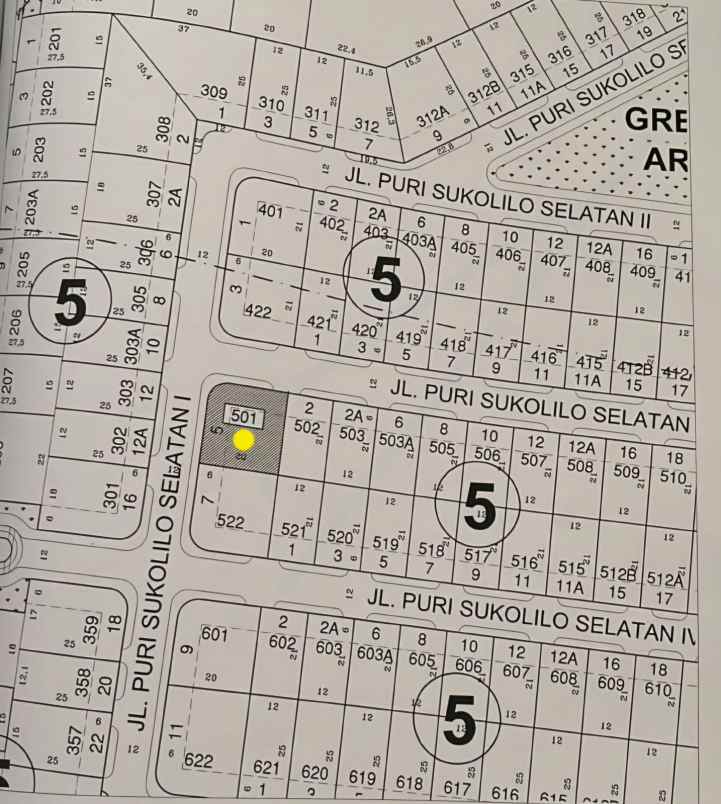 dijual tanah puri galaxy